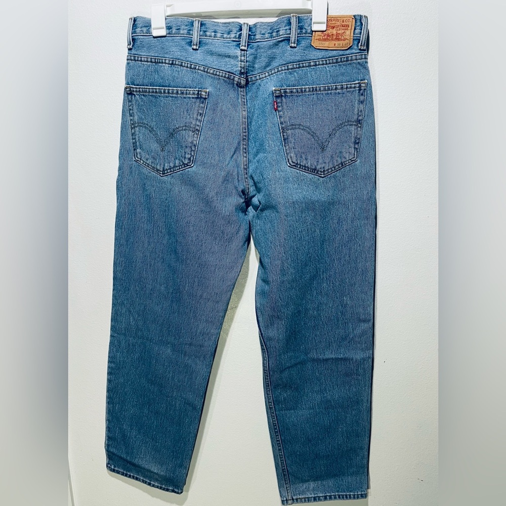 Levi jeans 550 blue baggy denim summer casual work wear men’s 38/32